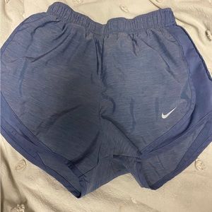 Blue Nike shorts